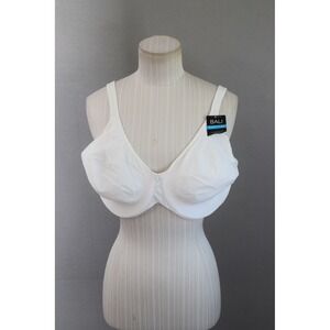 Bali Smoothing Passion for Comfort Bra 42DD White Underwire Full Coverage New